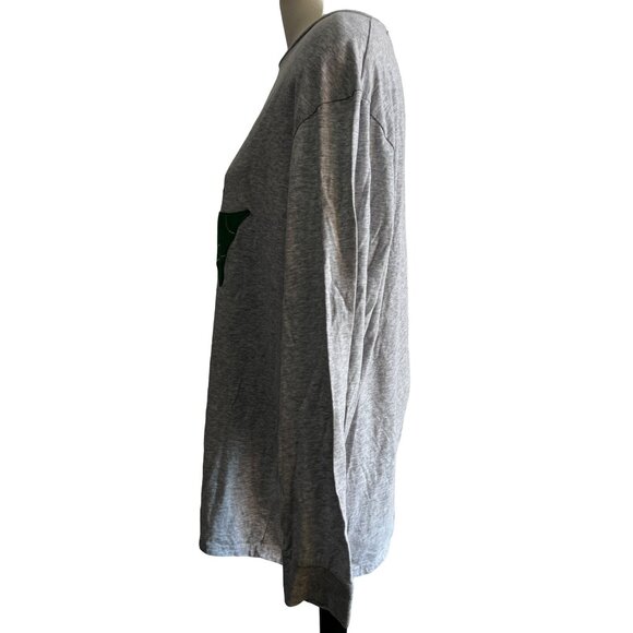 Chillin' Together by Holiday Time Gray Long Sleeve Christmas Graphic TShirt 2XL - Picture 5 of 5